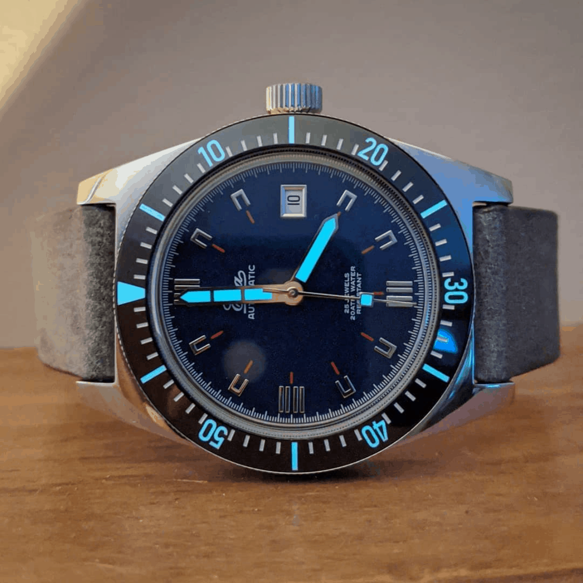 MyTime2watch tested our large 1972 with blue dial.