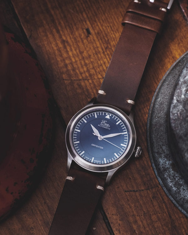 Bracelet marron foncé de 22 mm