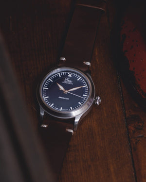 Bracelet marron foncé de 22 mm