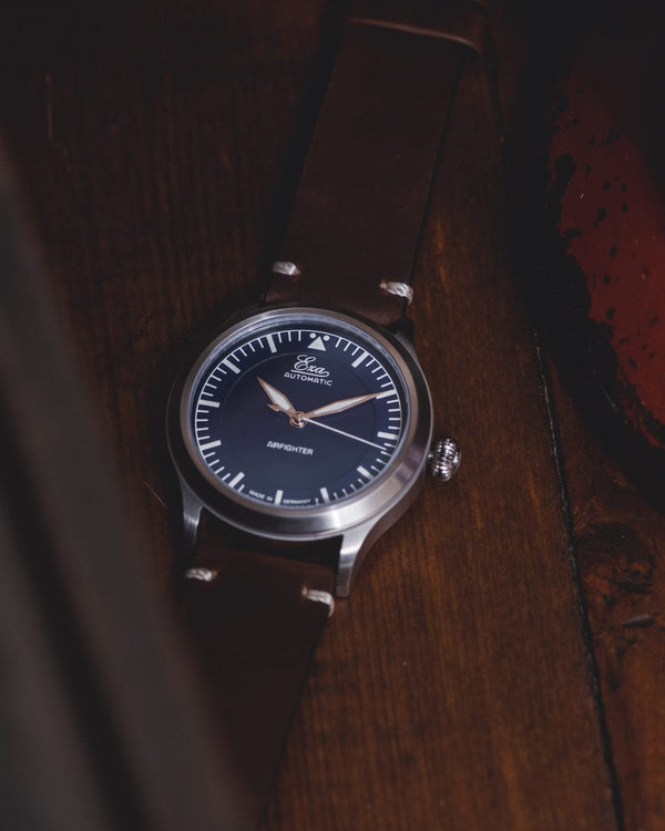 Bracelet marron foncé de 22 mm