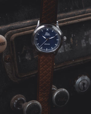 22 mm Diamond Quilted Brown Strap