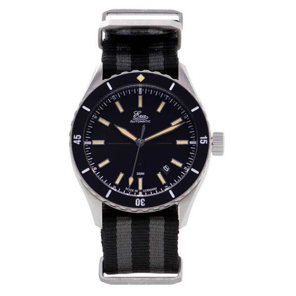 Bracelet NATO noir-gris