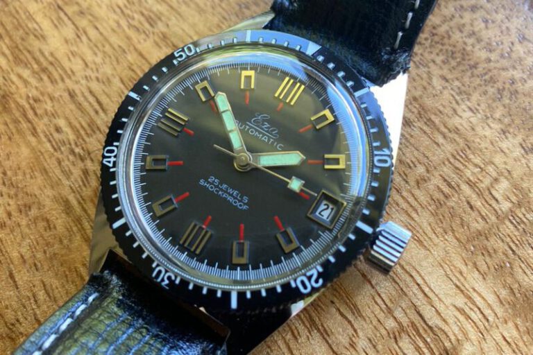 Eza 1972 vintage NOS original German mechanical watch
